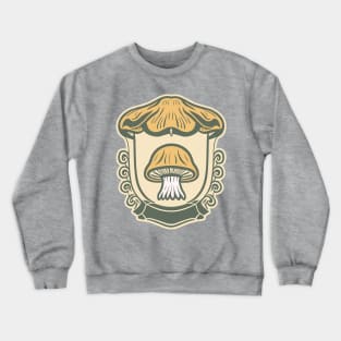 Mushroom Lovers Crest Crewneck Sweatshirt